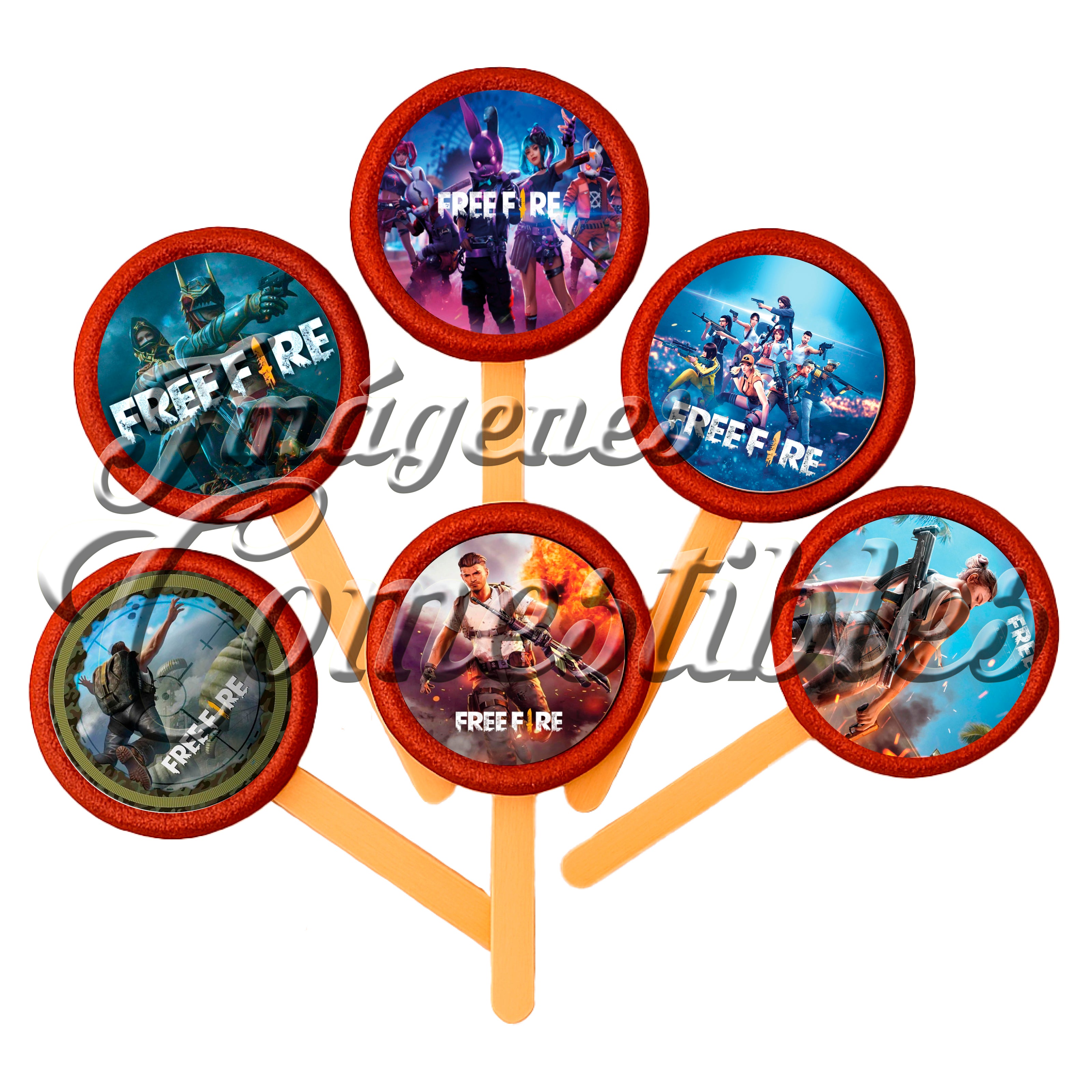 Paletas de chamoy – Free fire