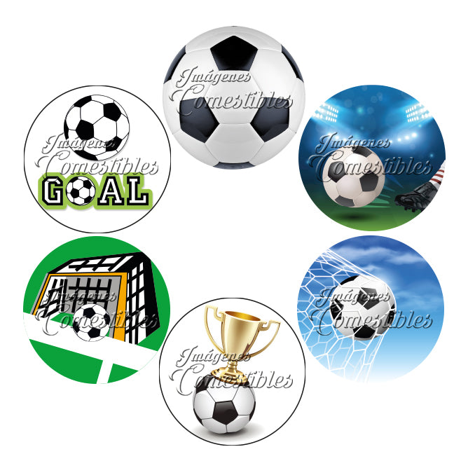 Obleitas comestibles - Futbol