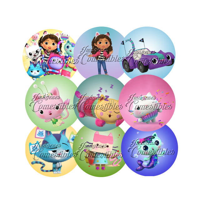 Obleitas comestibles - Gaby´s dollhouse