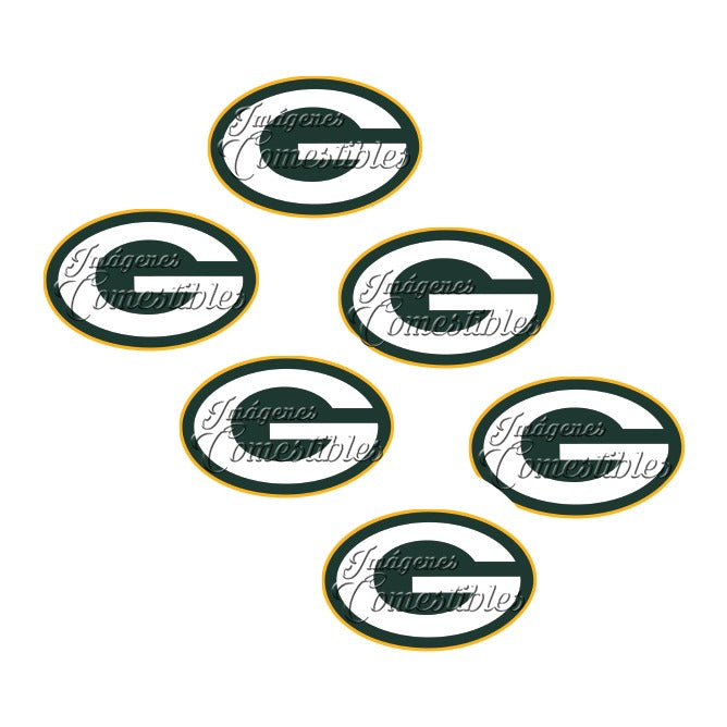 Obleitas comestibles - Green Bay Packers