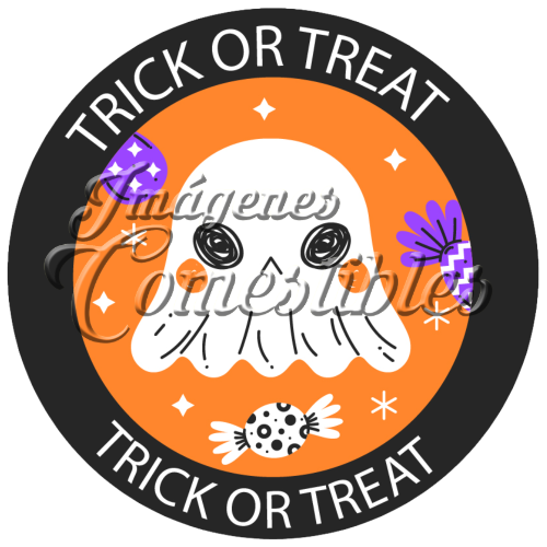 Oblea comestible Halloween-D