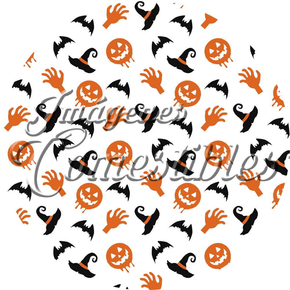 Oblea comestible Halloween tapiz-1