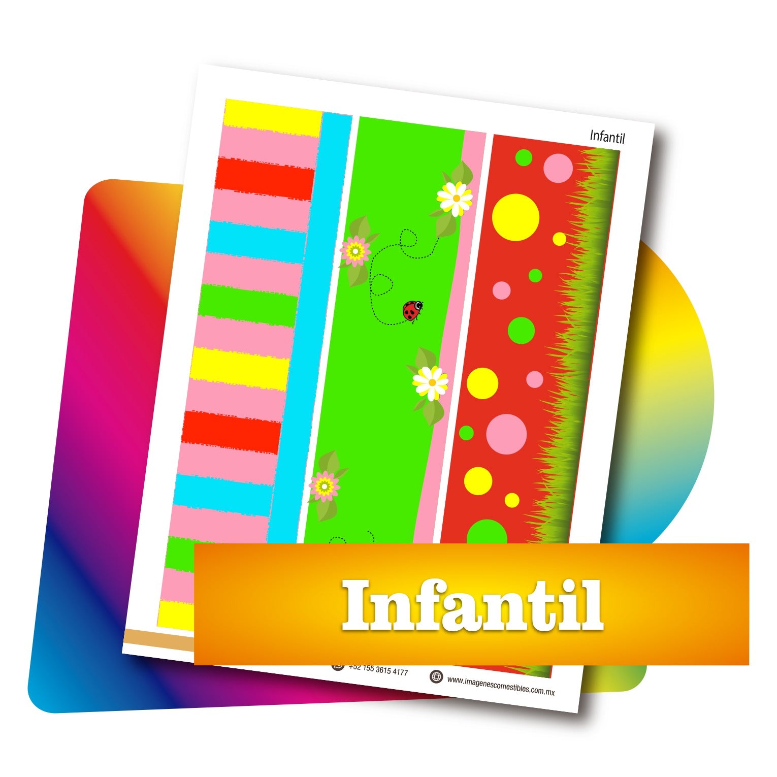 Cenefas PDF 3 de 6 cm. de alto. Infantil