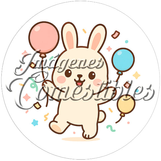 Oblea comestible - Kawaii conejito
