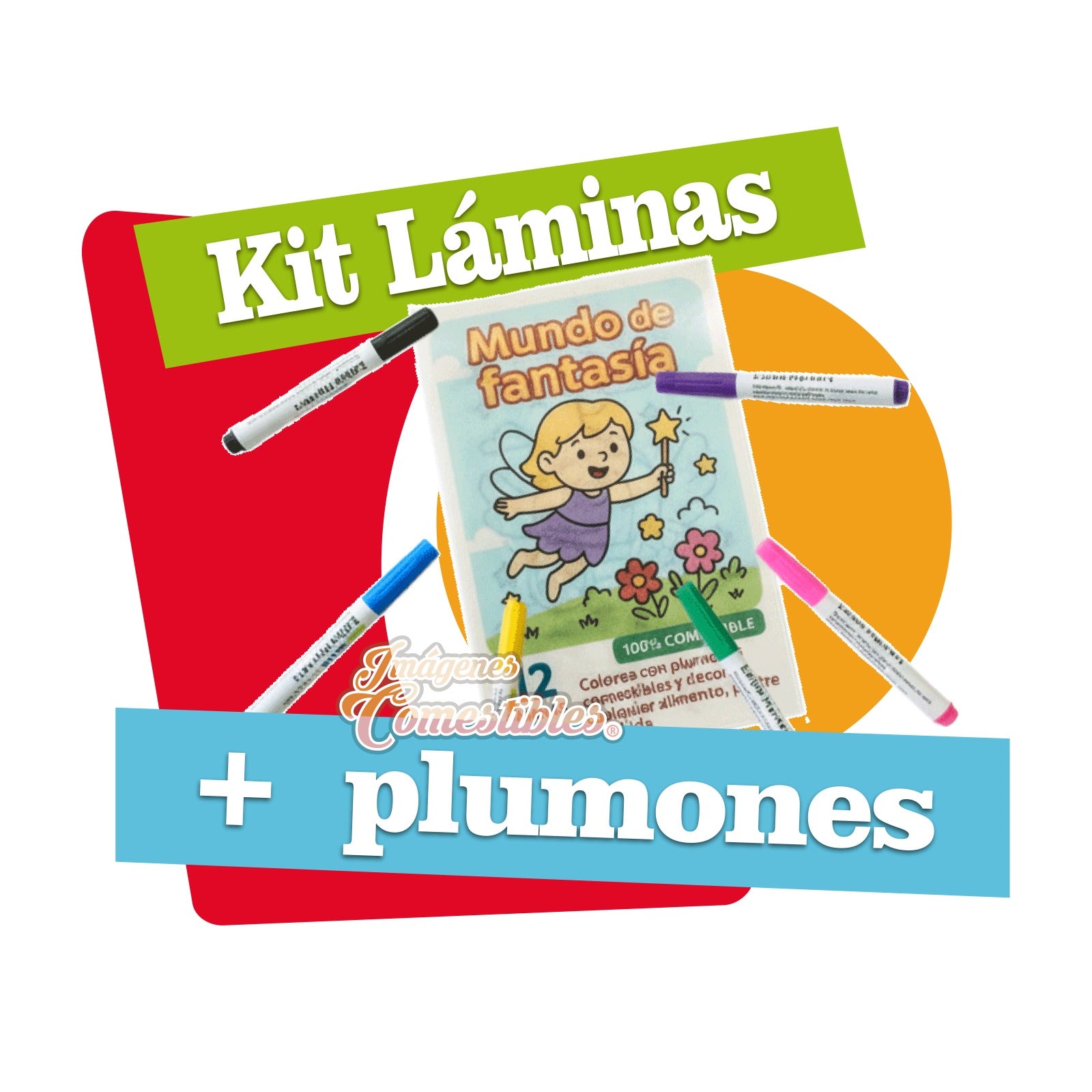 Kit láminas + Plumones