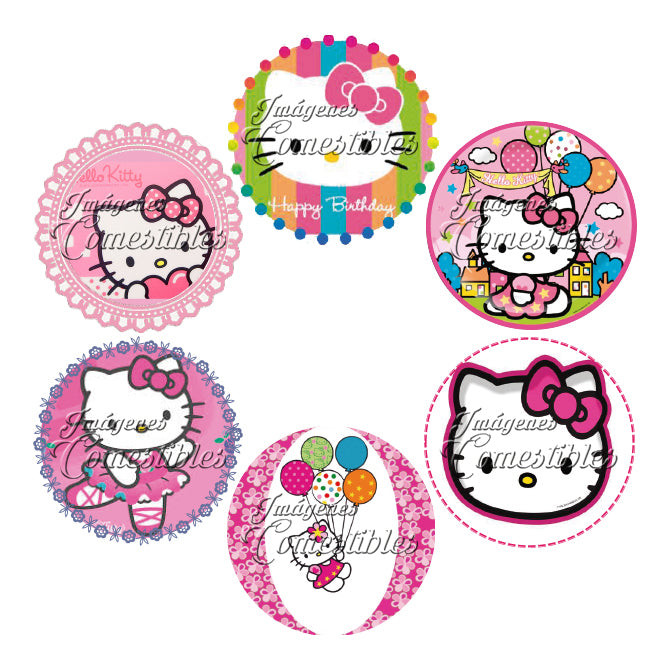 Obleitas comestibles - Kitty