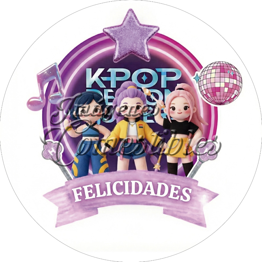 Oblea comestible - Kpop Demon Hunter