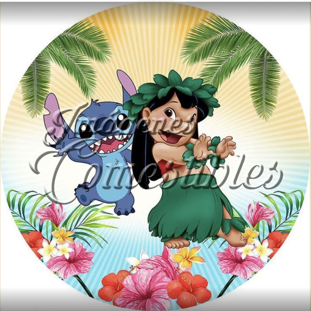 Oblea comestible Lilo&Stich-2
