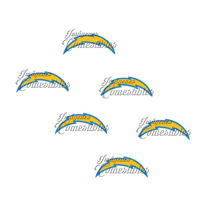 Obleitas comestibles - Los Angeles Chargers