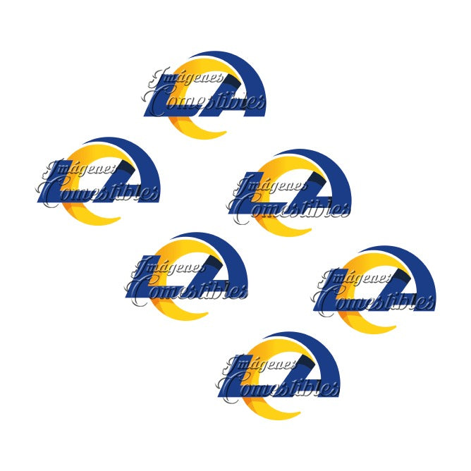 Obleitas comestibles - Los Angeles Rams