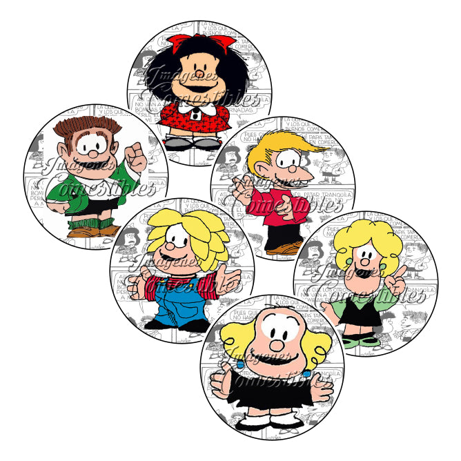 Obleitas comestibles - Mafalda