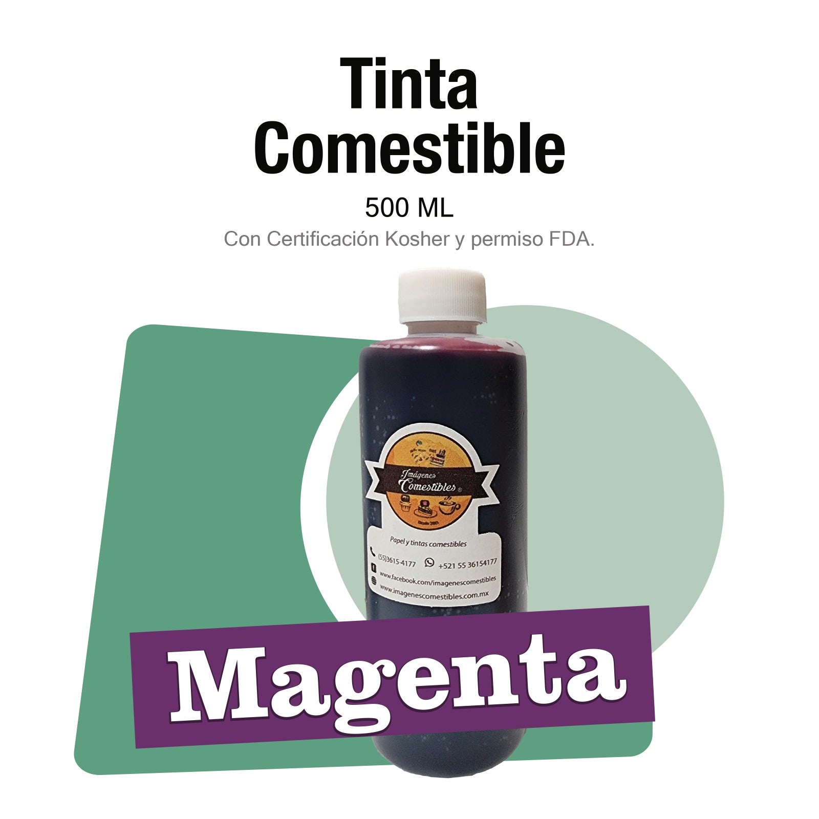 Tinta comestible Magenta