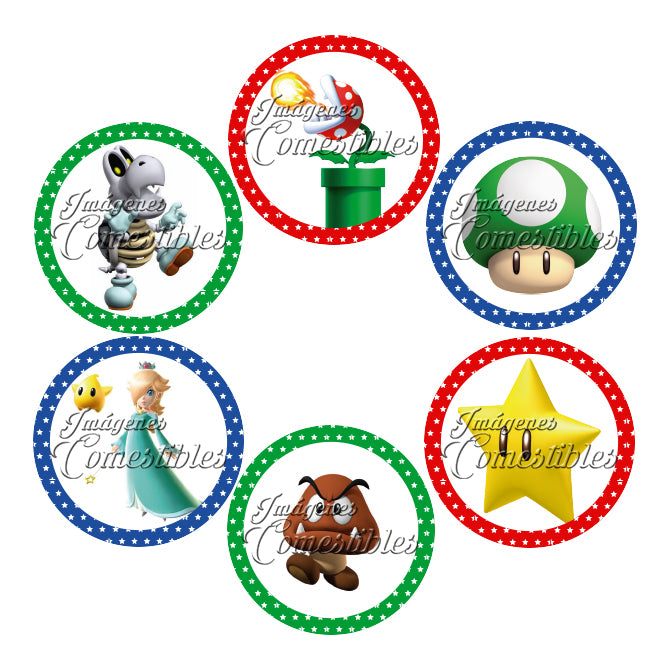 Obleitas comestibles - Mario bros-3