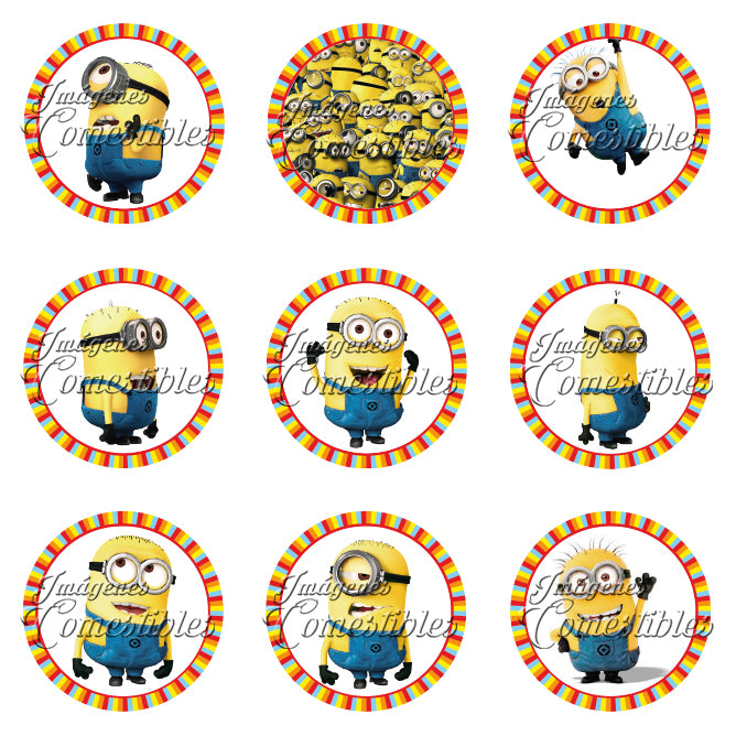 Obleitas comestibles - Minions