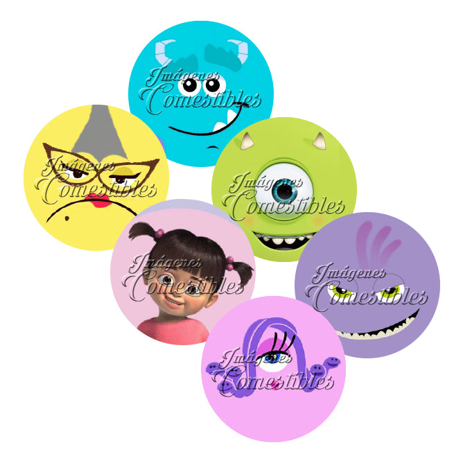 Obleitas comestibles - Monster inc