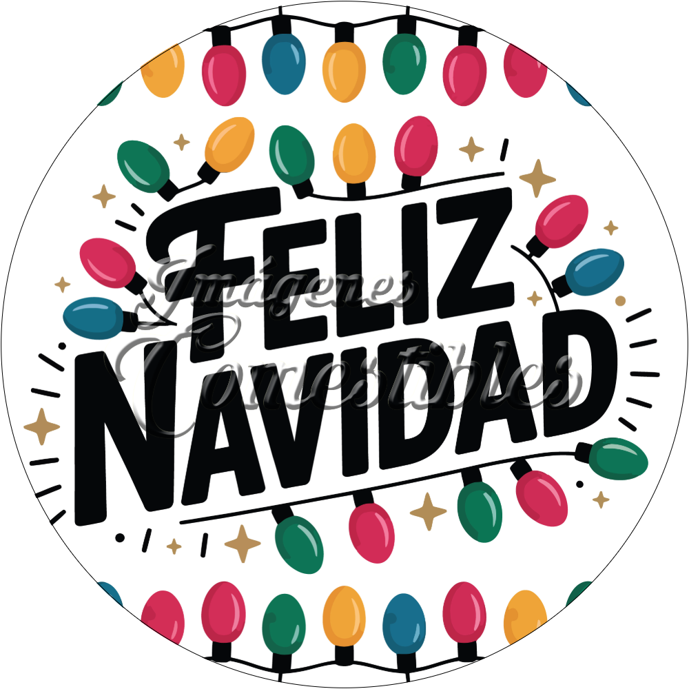 Oblea comestible - Navidad-A