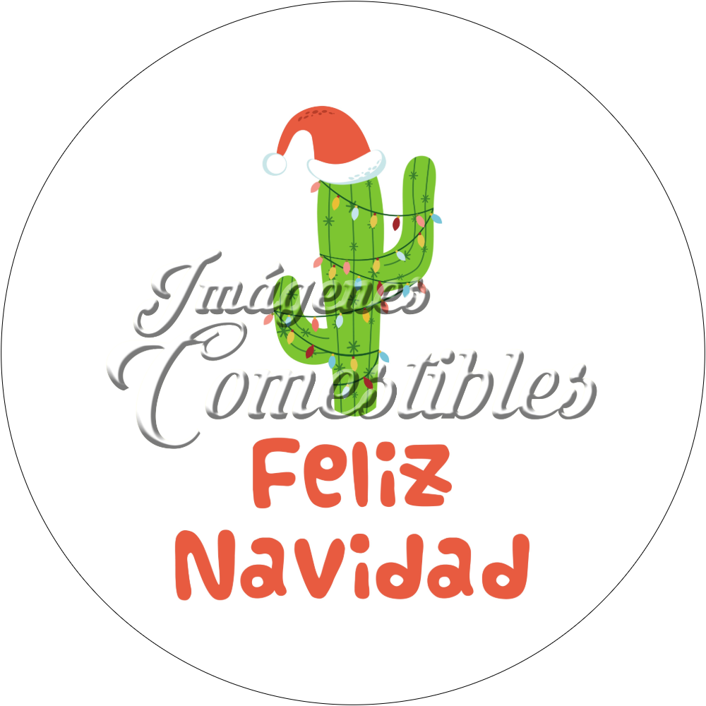 Oblea comestible - Navidad-C