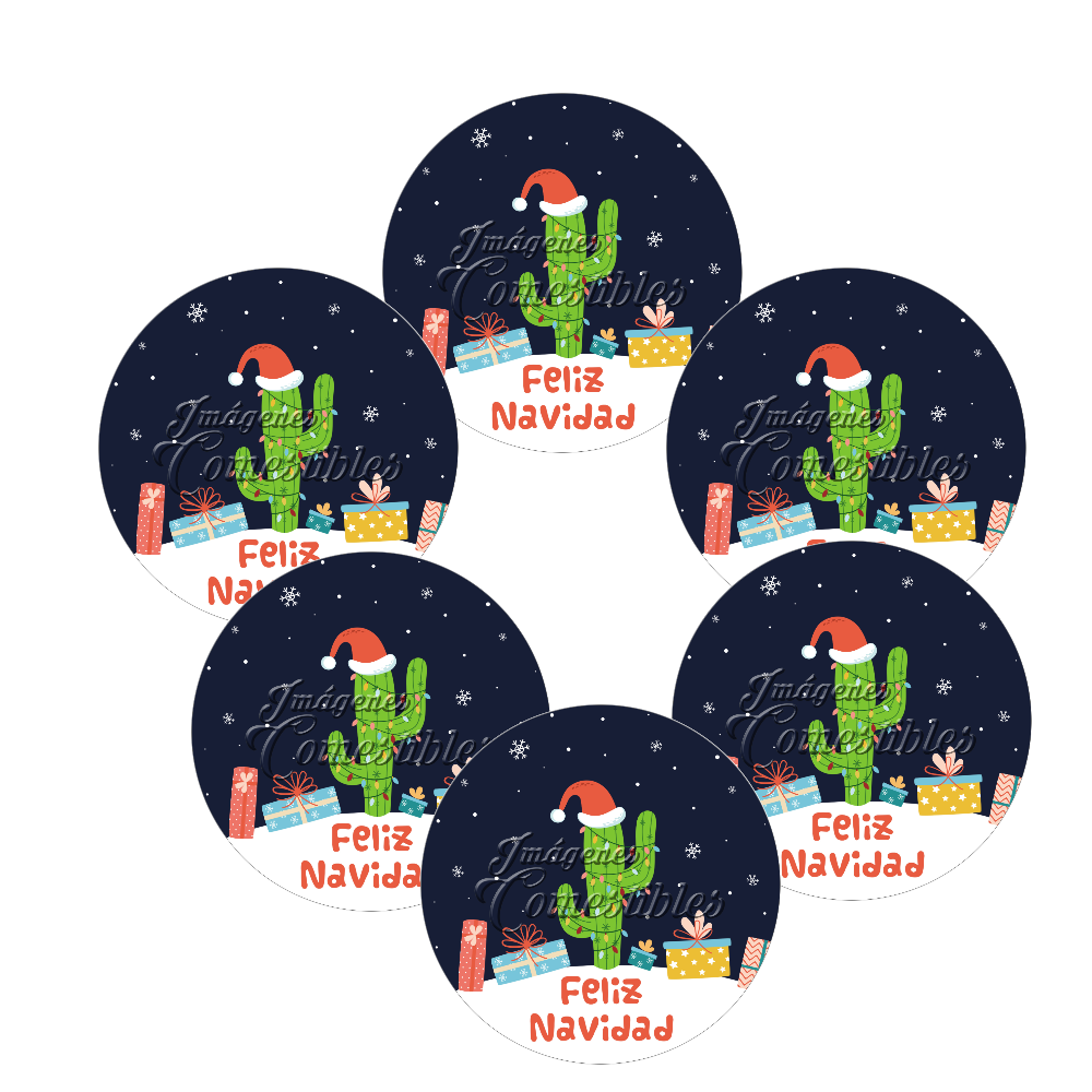 Obleitas comestibles - Navidad-E