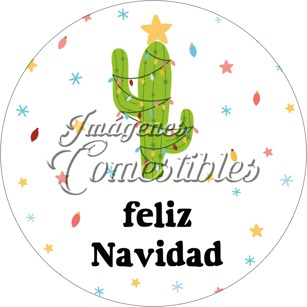 Oblea comestible - Navidad-F