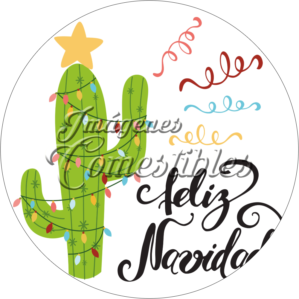 Oblea comestible - Navidad-G