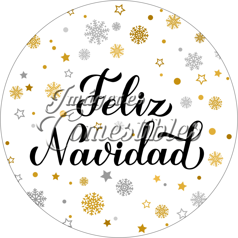 Oblea comestible - Navidad-I