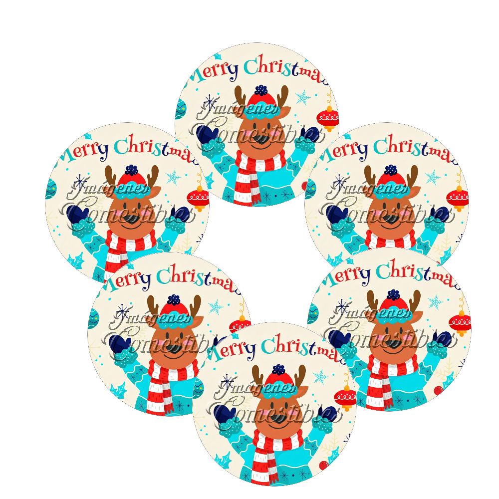 Obleitas comestibles - Navidad-K