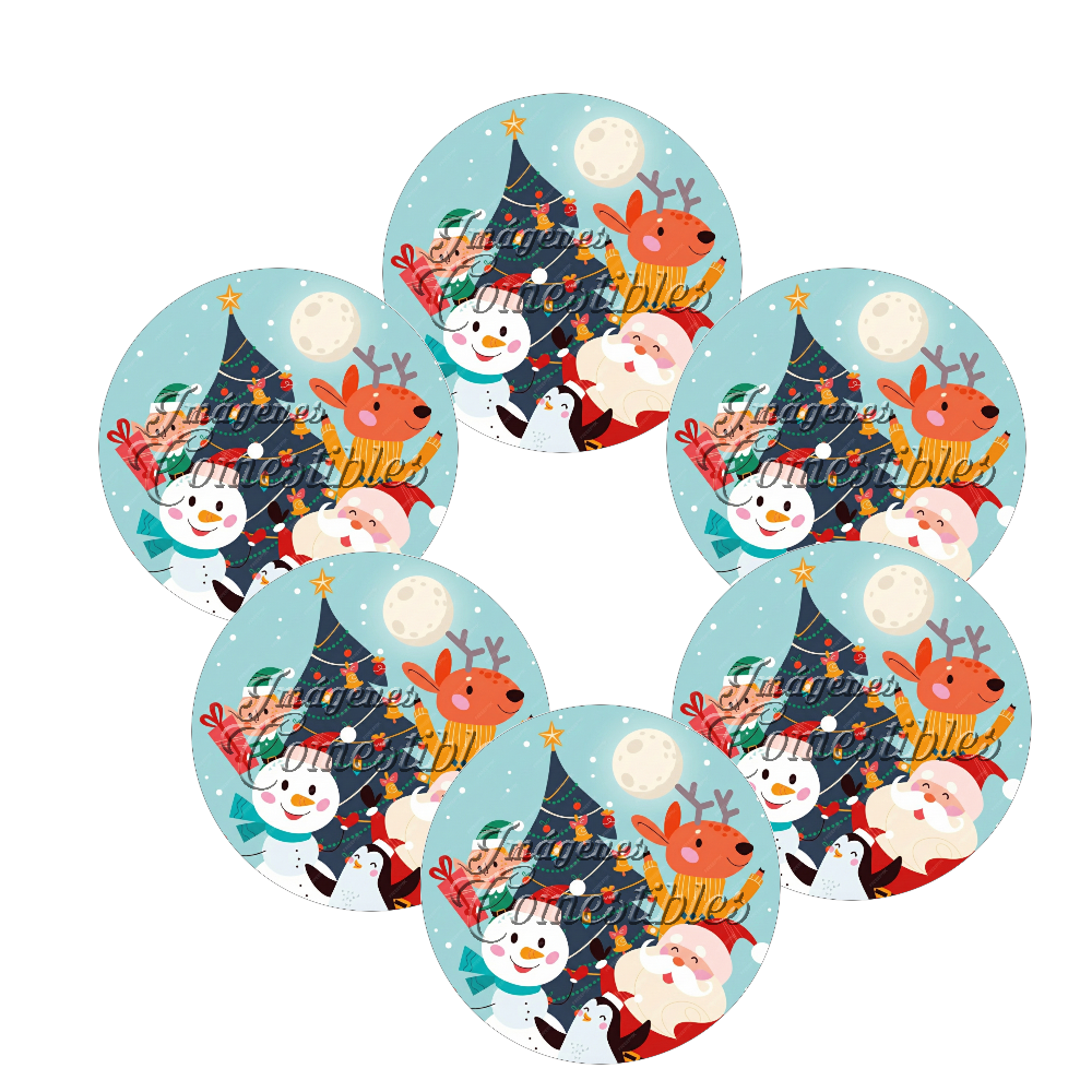 Obleitas comestibles - Navidad-N
