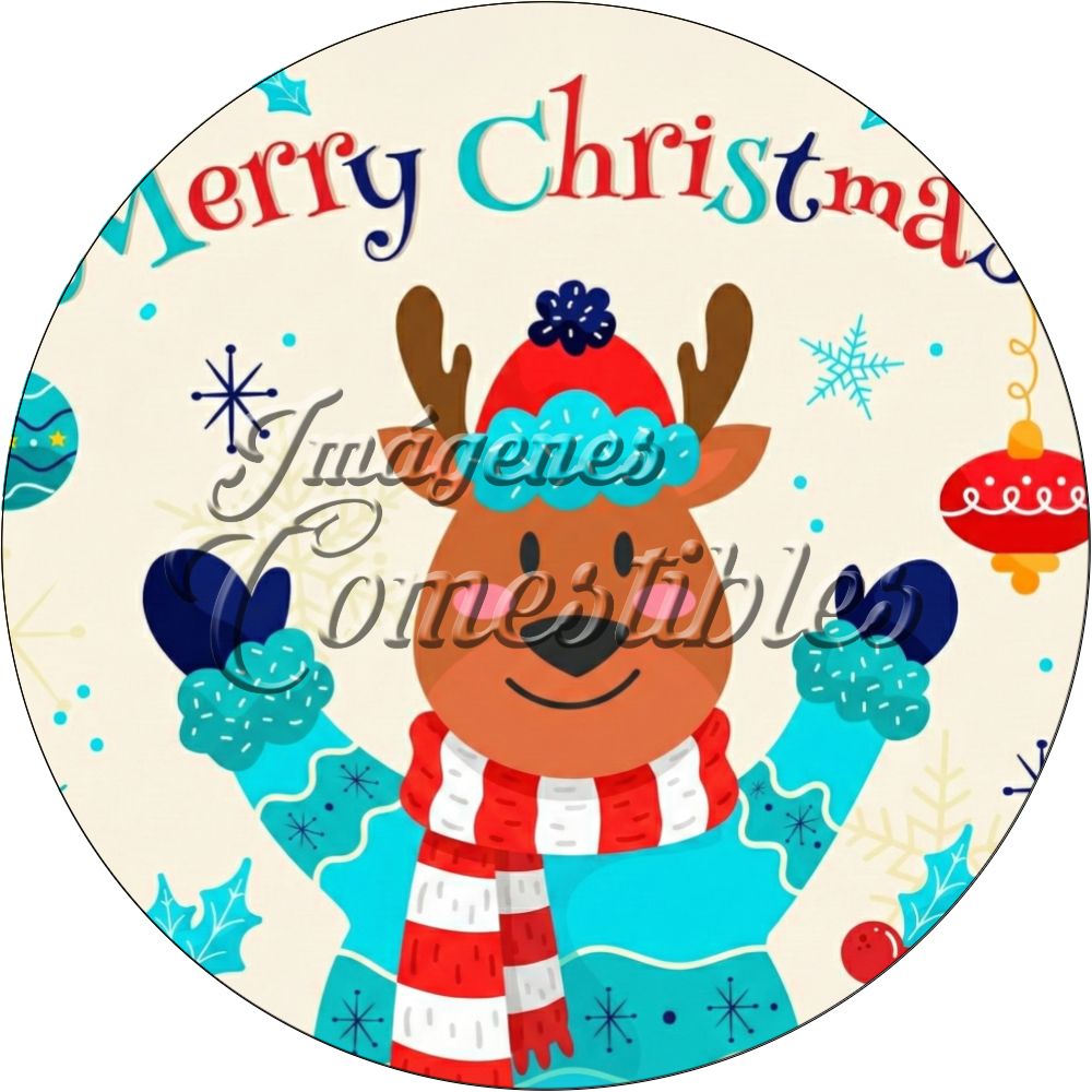 Oblea comestible - Navidad-K