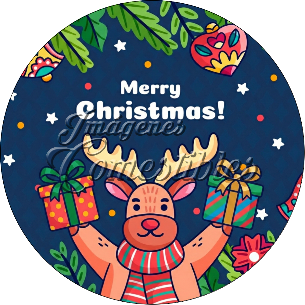 Oblea comestible - Navidad-L