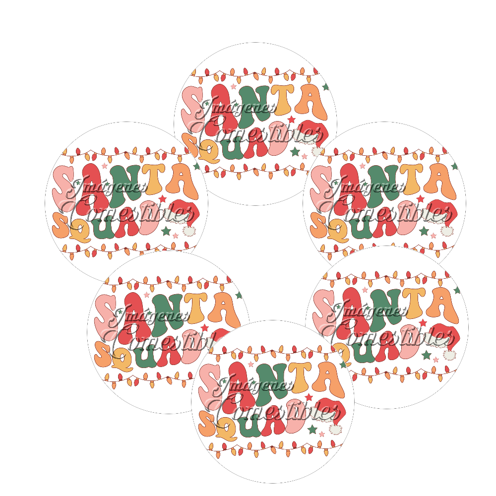 Obleitas comestibles - Navidad-S