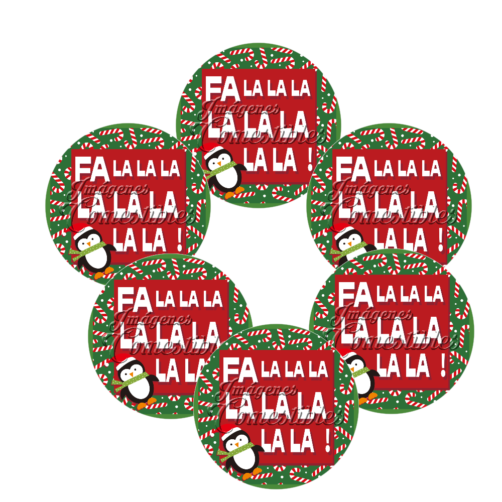 Obleitas comestibles - Navidad-T