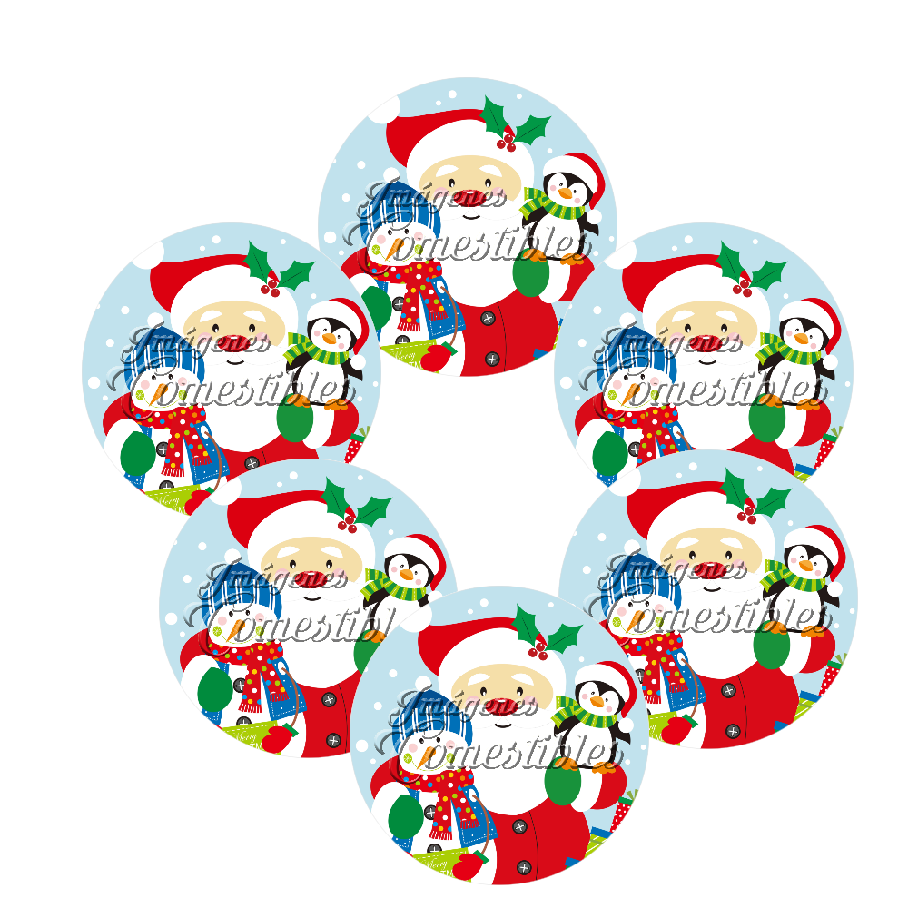 Obleitas comestibles - Navidad-U