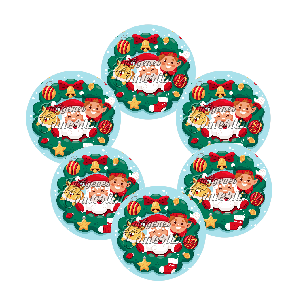 Obleitas comestibles - Navidad-V
