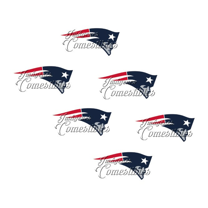 Obleitas comestibles - New England Patriots