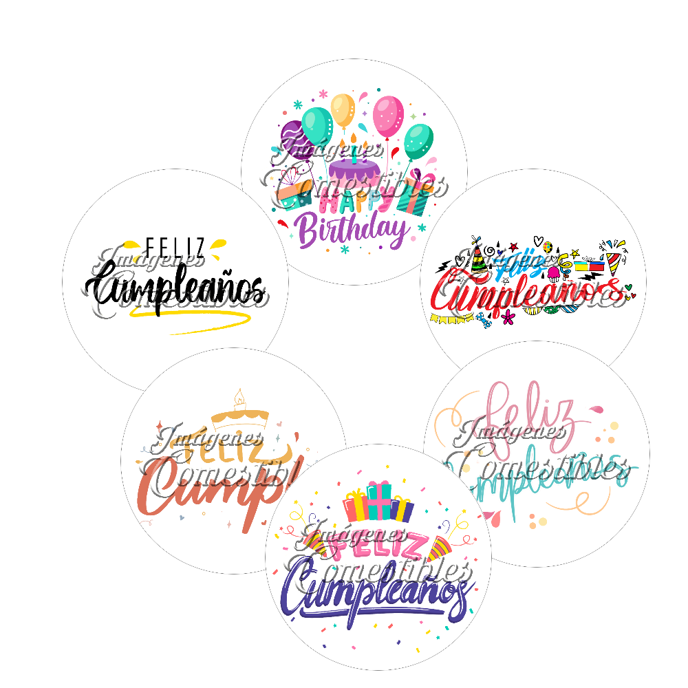 Obleitas comestibles - Feliz cumpleaños-01