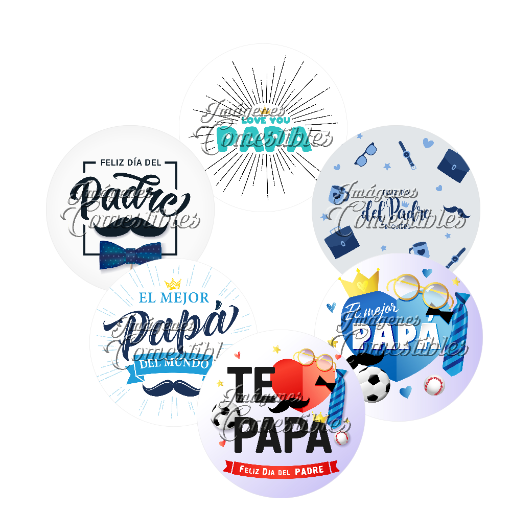 Obleitas comestibles - Día del Padre-A