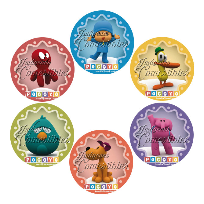 Obleitas comestibles - Pocoyo