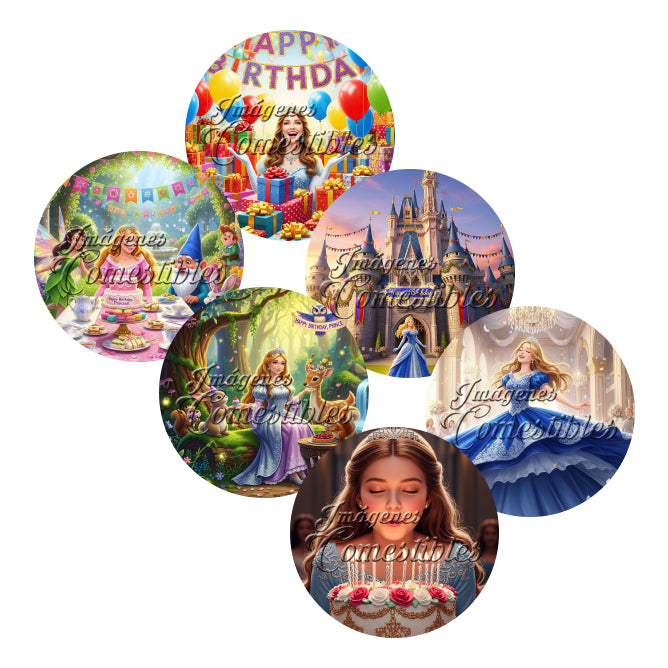 Obleitas comestibles - Princess