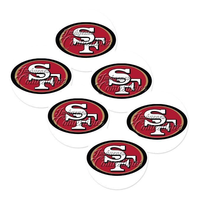 Obleitas comestibles - San Francisco 49ers