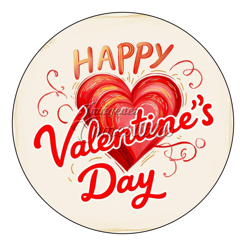 Oblea comestible - San Valentín-E