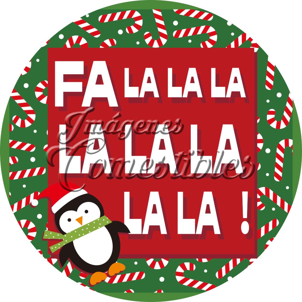 Oblea comestible - Navidad-T