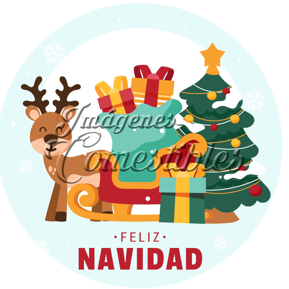 Oblea comestible - Navidad-Z