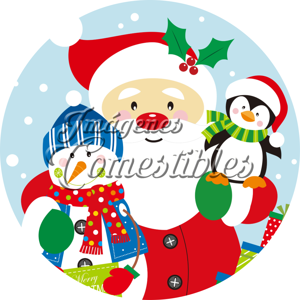 Oblea comestible - Navidad-U