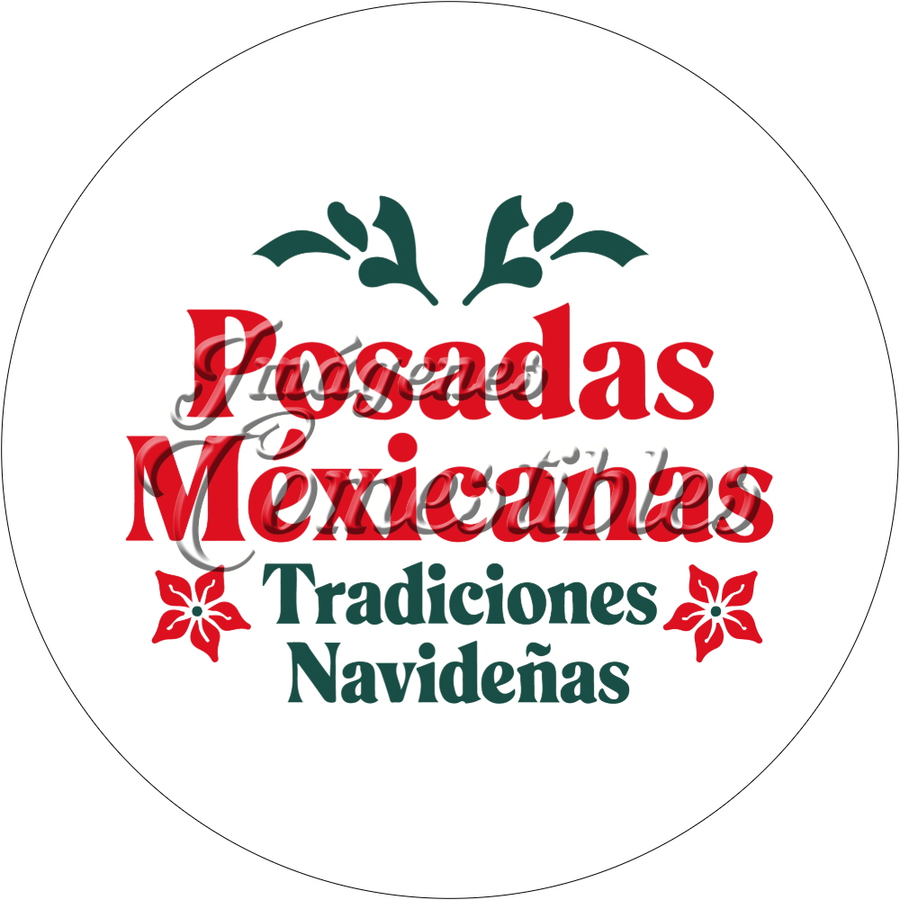 Oblea comestible - Navidad-Q
