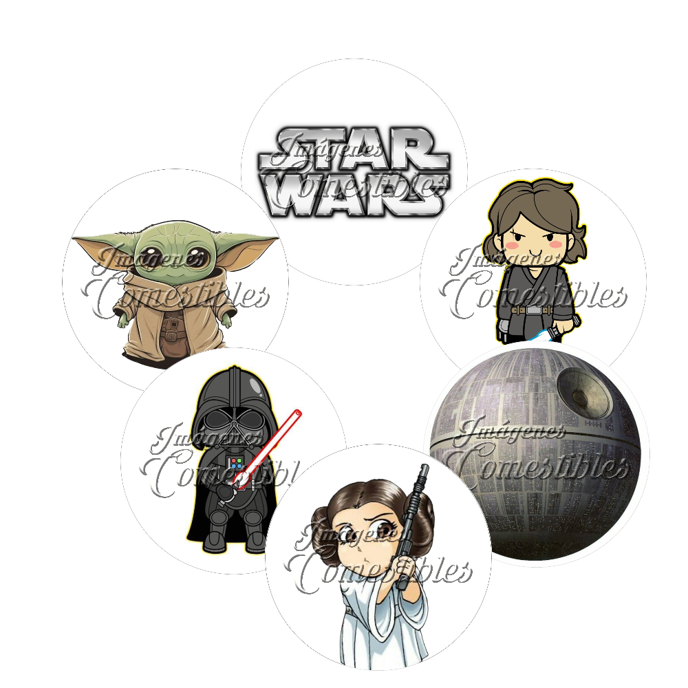 Obleitas comestibles - Star Wars-O1
