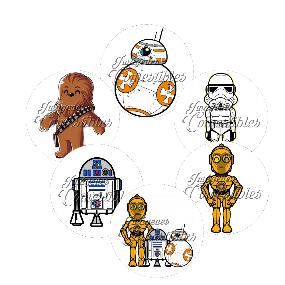 Obleitas comestibles - Star Wars-O2