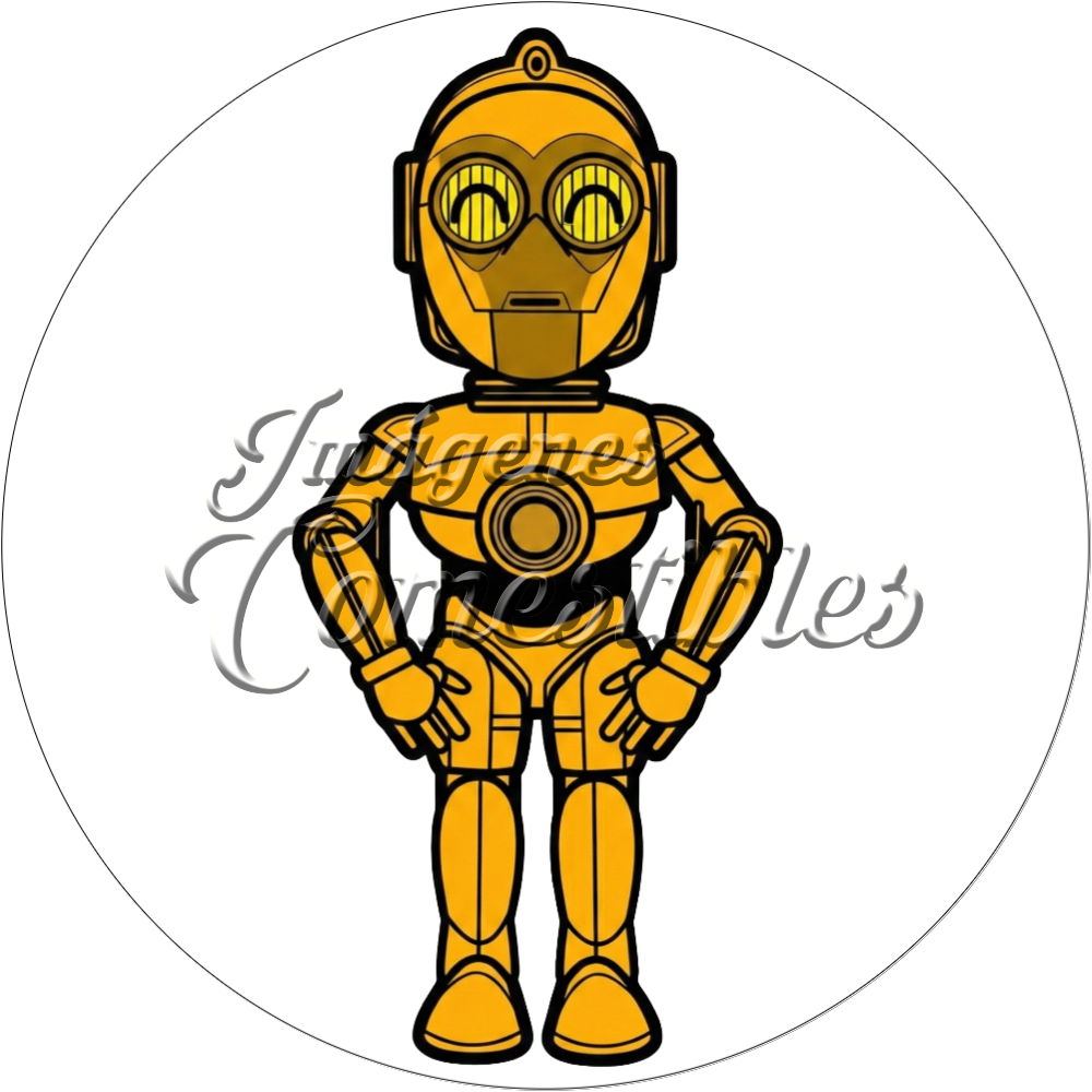 Oblea comestible - Star Wars-OB11