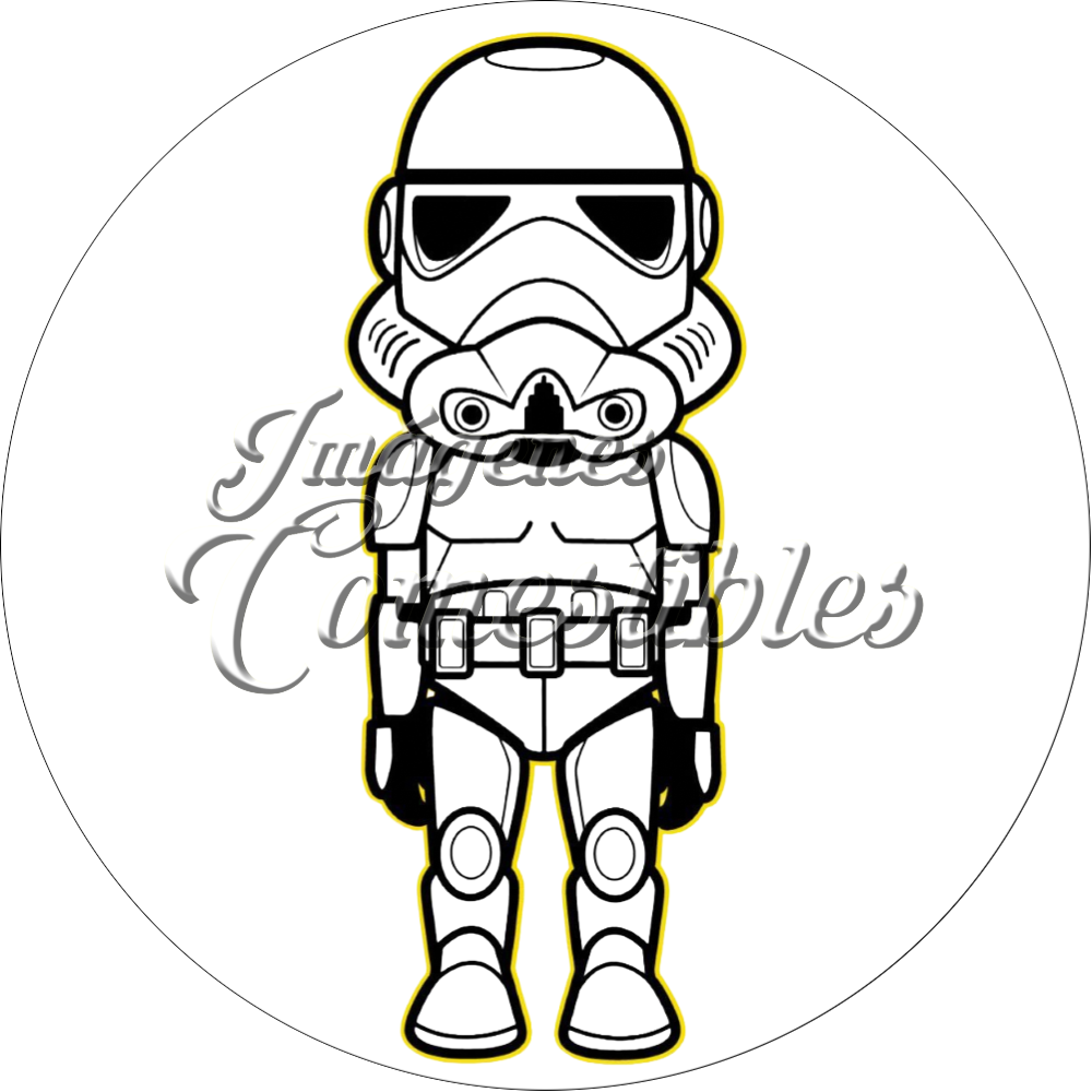 Oblea comestible - Star Wars-OB9