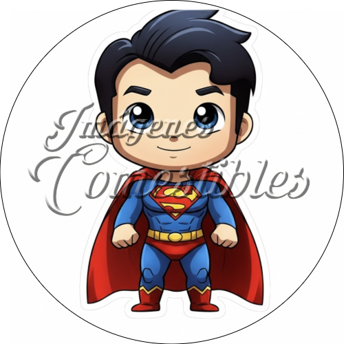 Oblea comestible Superman-A