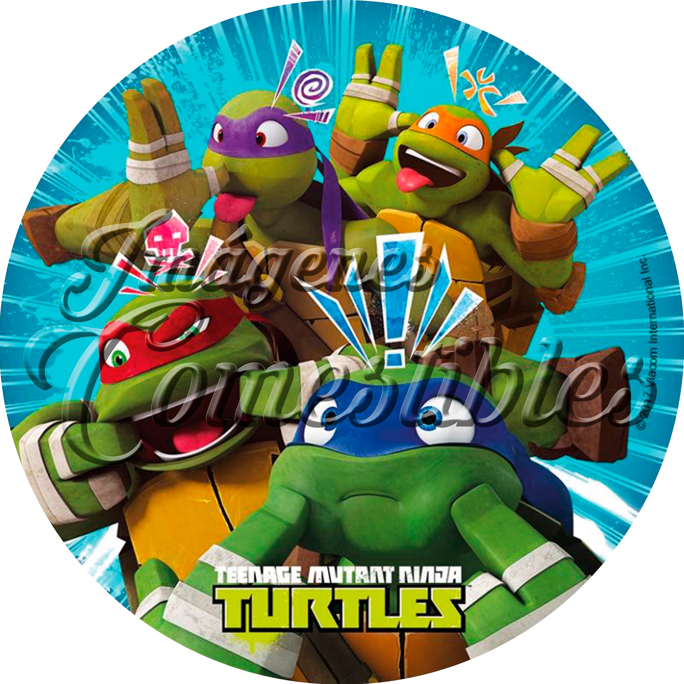 Oblea comestible - Tortugas ninja-1
